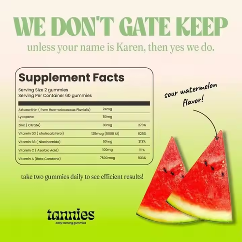 Tanning Gummies