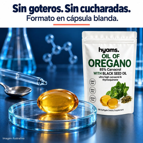 Aceite de Orégano 85% Carvacrol