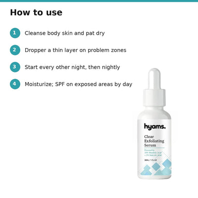 Hyams Clear Exfoliating Serum