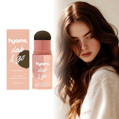 Hyams Dab & Go Hair Concealer — real hold