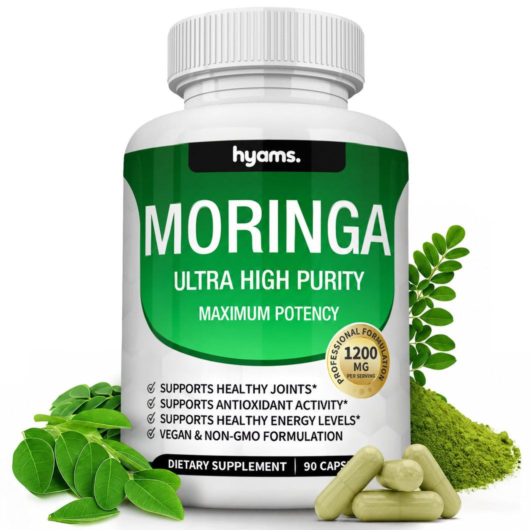 Hyams Moringa bottle, 90 capsules