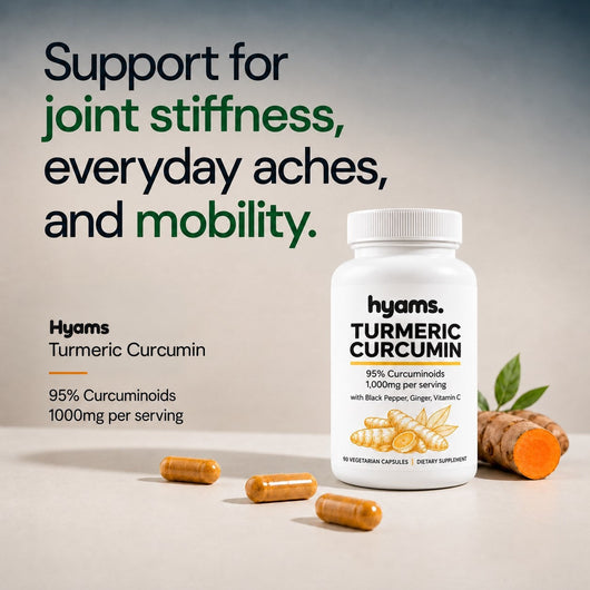 Hyams Pure Turmeric Curcumin 1,000mg